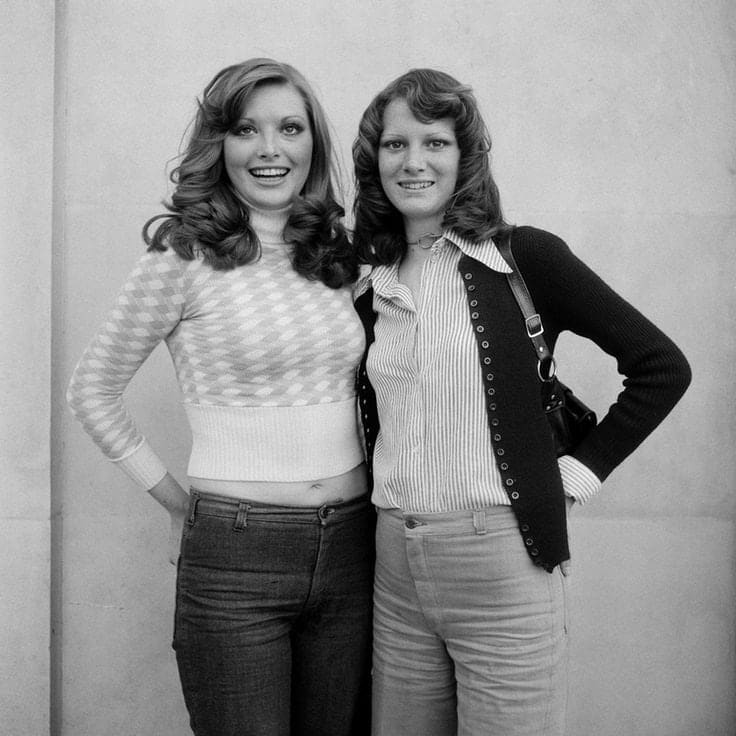 Daniel Meadows, Living Like This (Two Girls), 1974