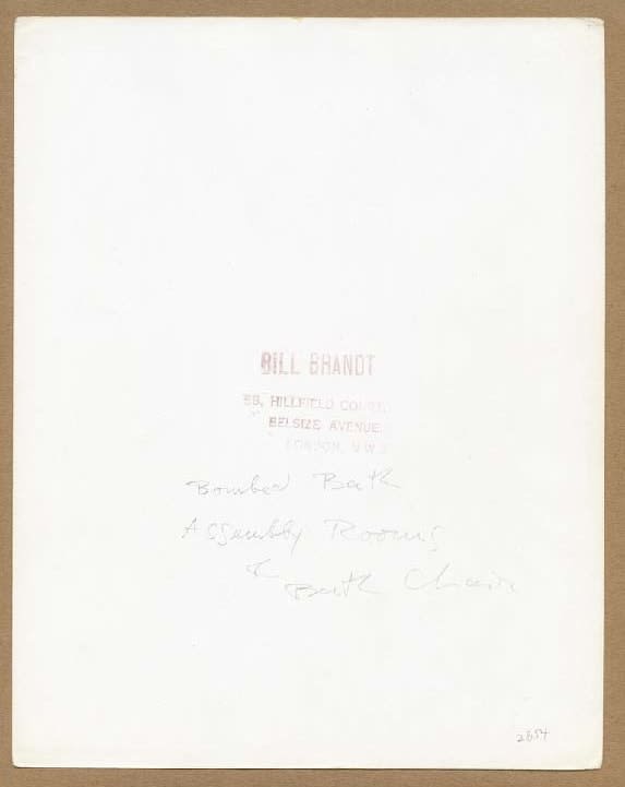 Bill Brandt, Bombed Bath, The Assembly Rooms, 1942