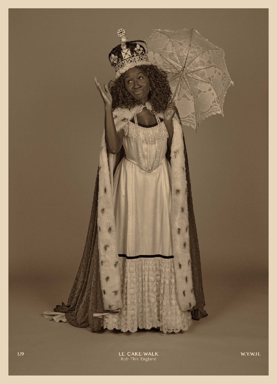 Heather Agyepong, Wish You Were Here (1. Le Cake-Walk: Rob This England), 2020