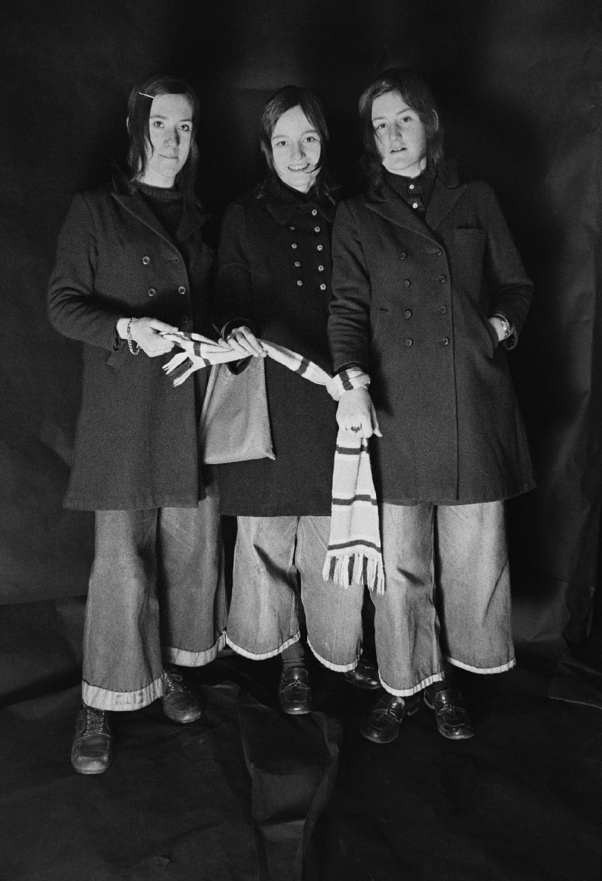 Daniel Meadows, The Shop on Greame Street (football fans), 1972
