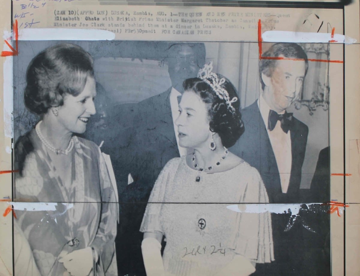 Anon (Thatcher), Margaret Thatcher and the Queen, 1979