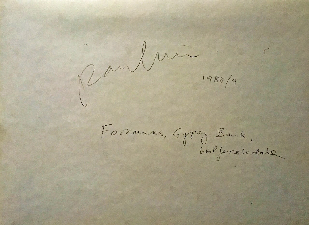 Paul Hill, Footmarks, Gypsy Bank, Wolfscote Dale, Derbshire, 1987