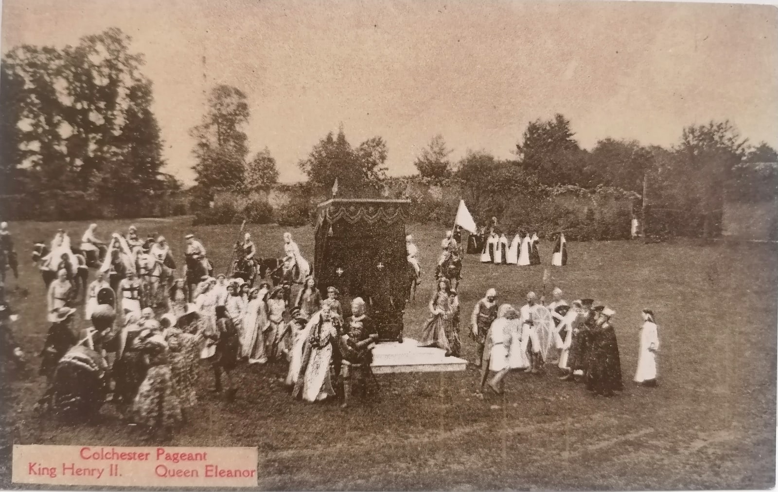 Jarrolds Printers, Colchester Pageant. King Henry II. Queen Eleanor (Jarrolds' Pageant Series), c.1909