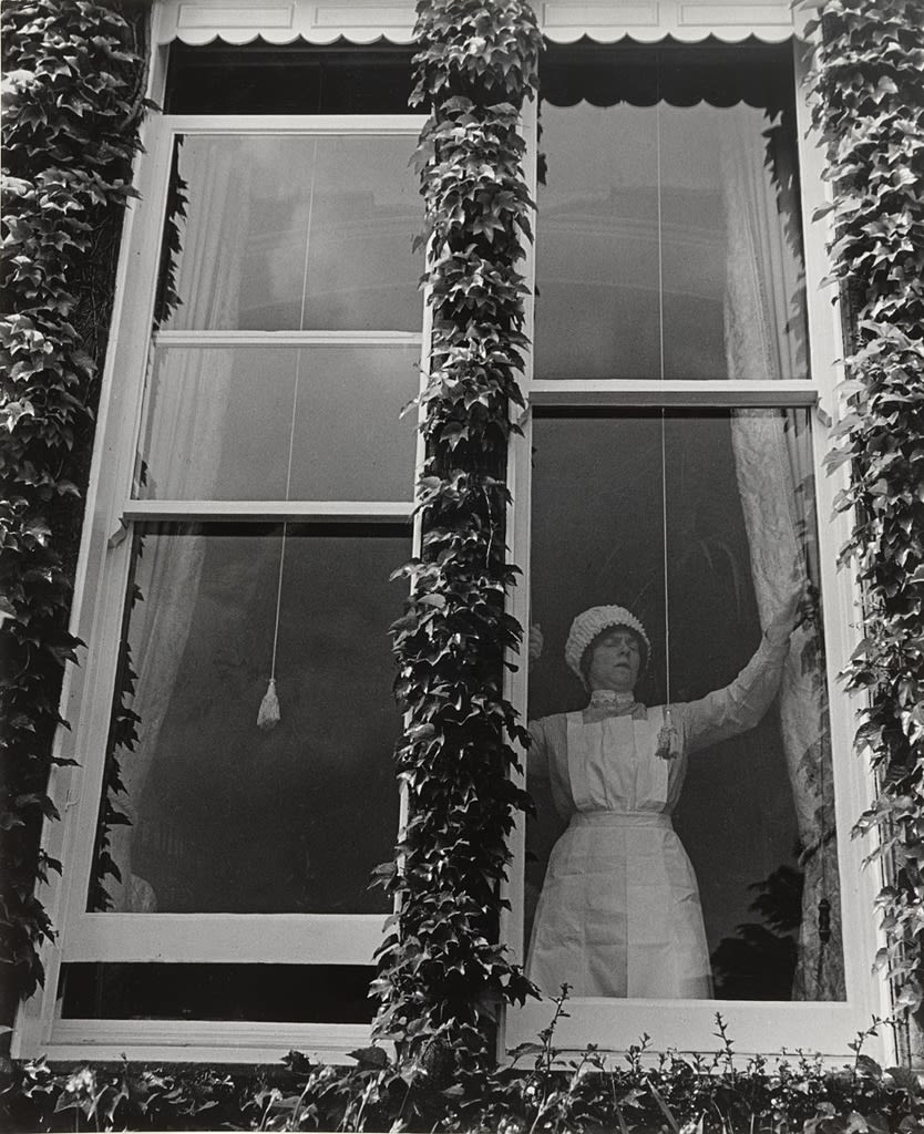 Bill Brandt, The Perfect Parlourmaid (Parlourmaid at a Window in Kensington), 1935
