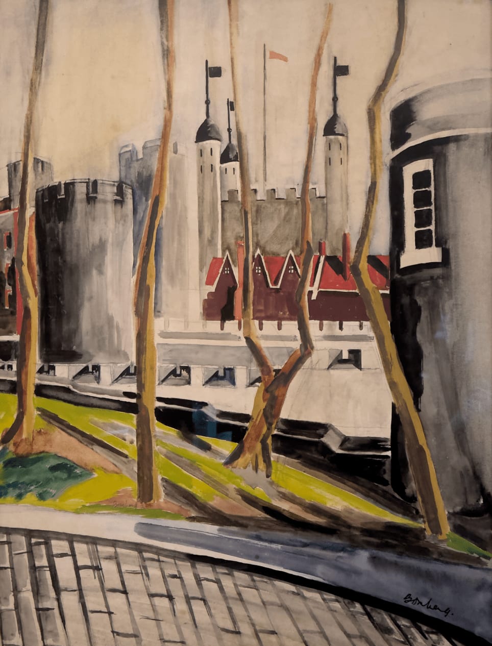 David Bomberg (1890-1957), The Tower of London, 1921