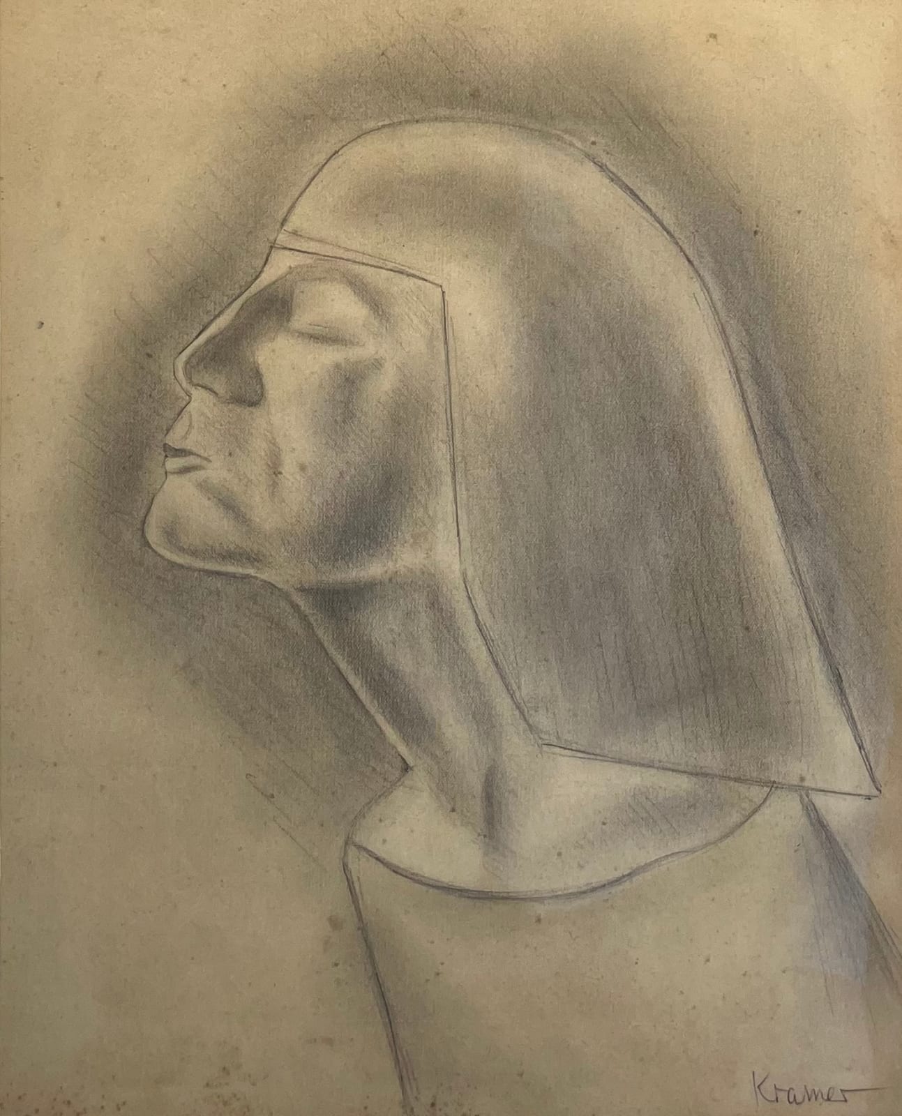 Jacob Kramer (1892-1962), Study for The Sphinx, c.1919