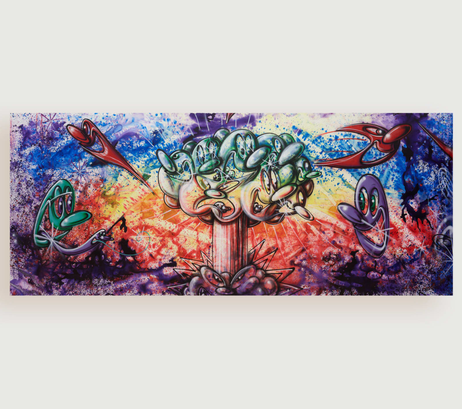 Kenny Scharf, Evolution Revolution I, 2023