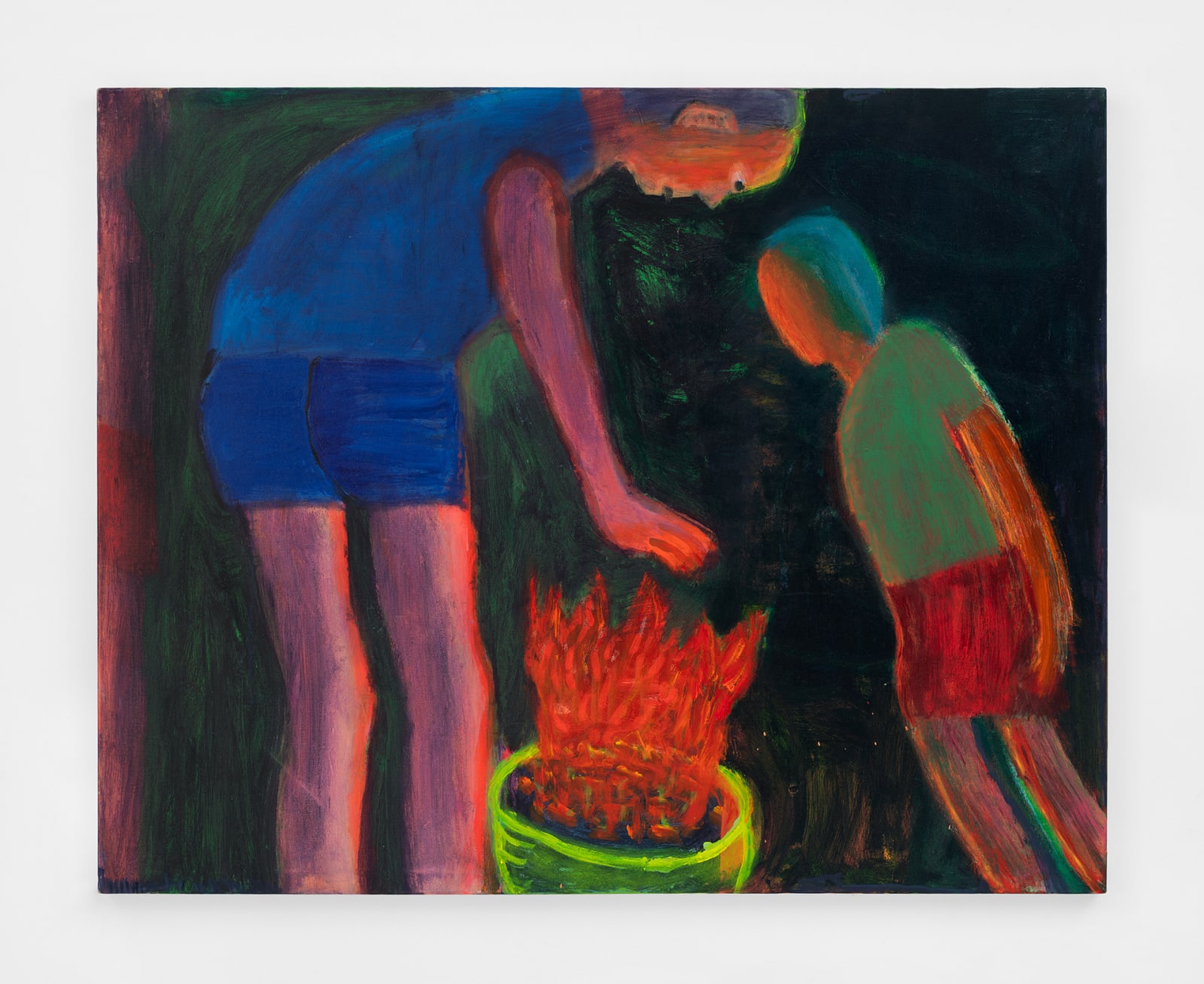 Katherine Bradford, Fire Pit, 2024