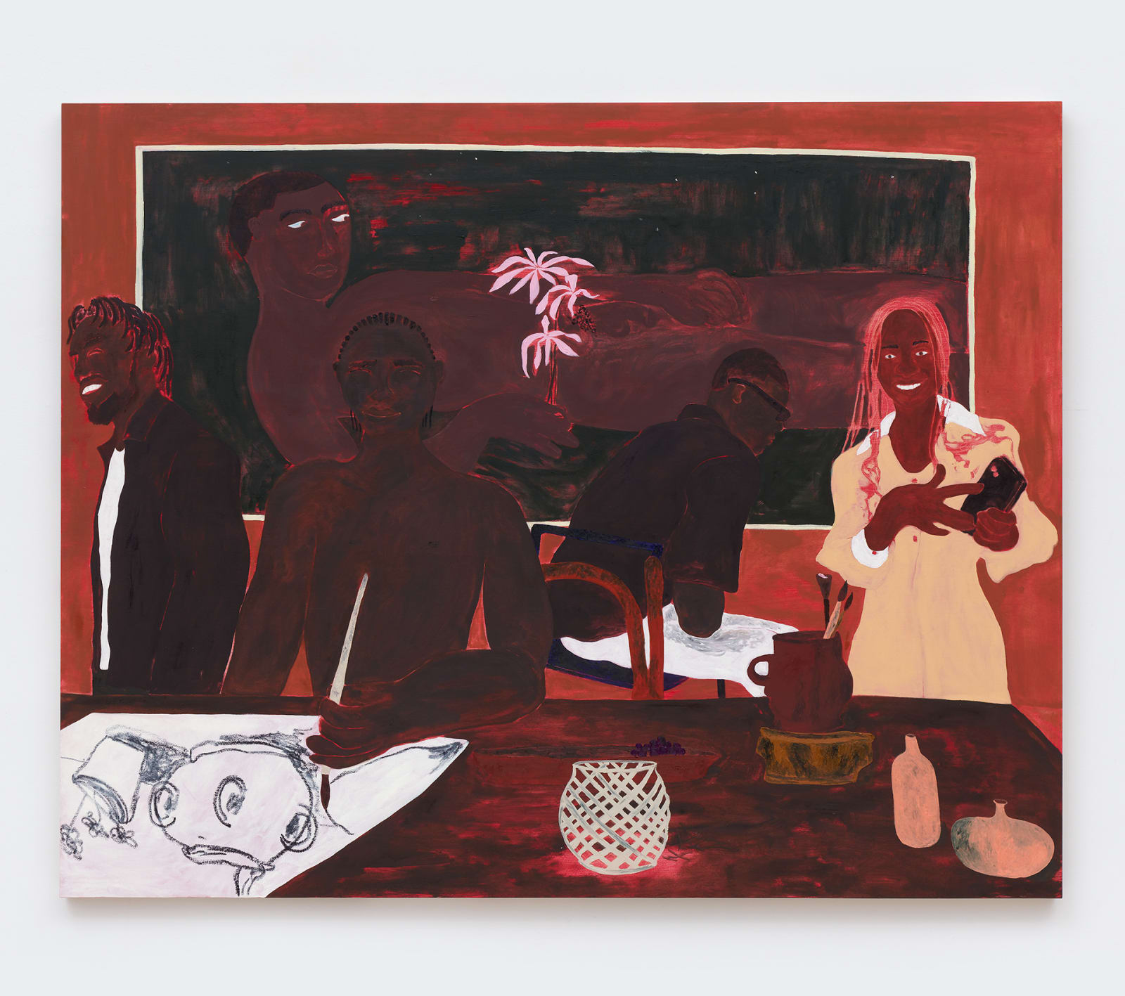 Marcus Leslie Singleton, the last studio visit, 2024