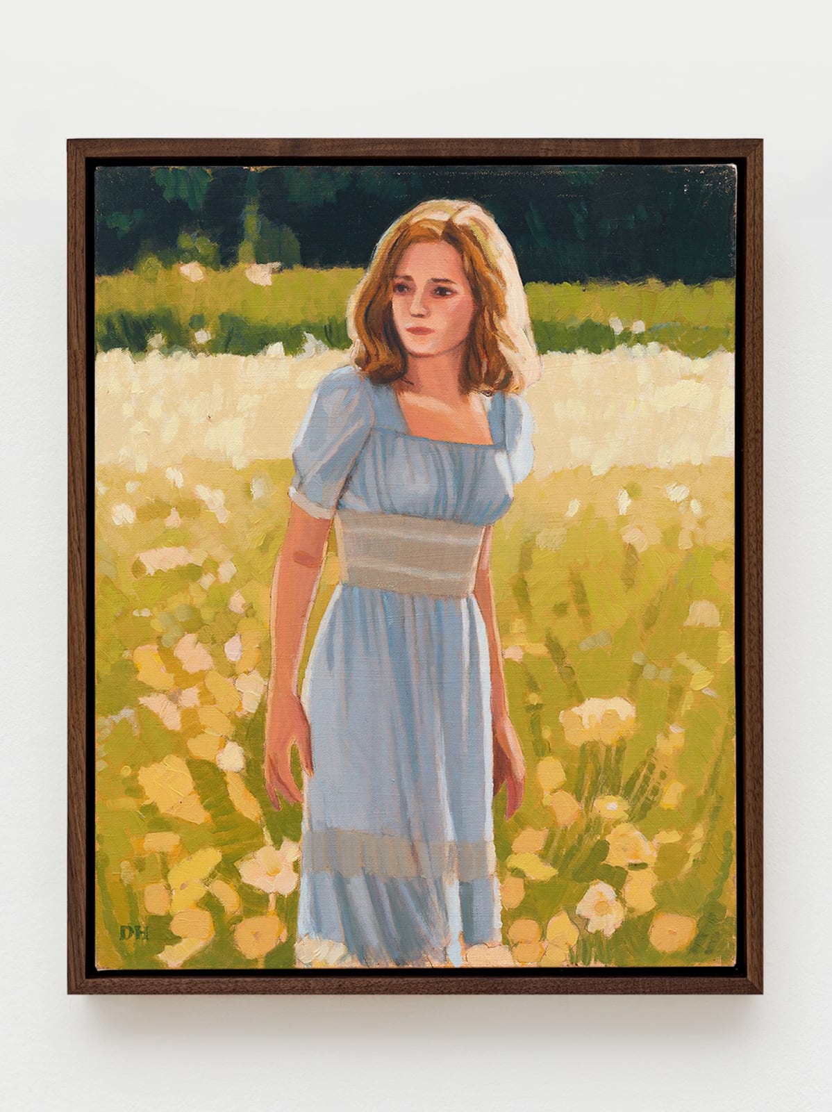 Duncan Hannah, Alison in a Field of Flowers, 2013