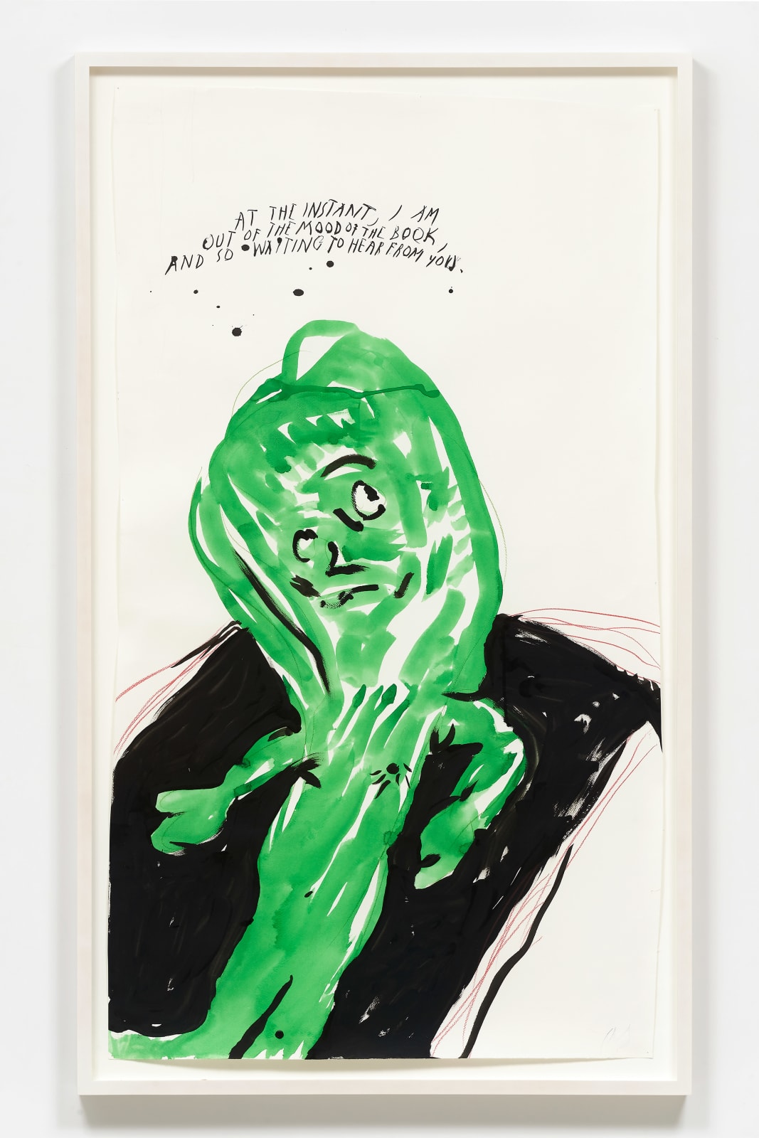 Raymond Pettibon, No Title (At the instant...), 2020