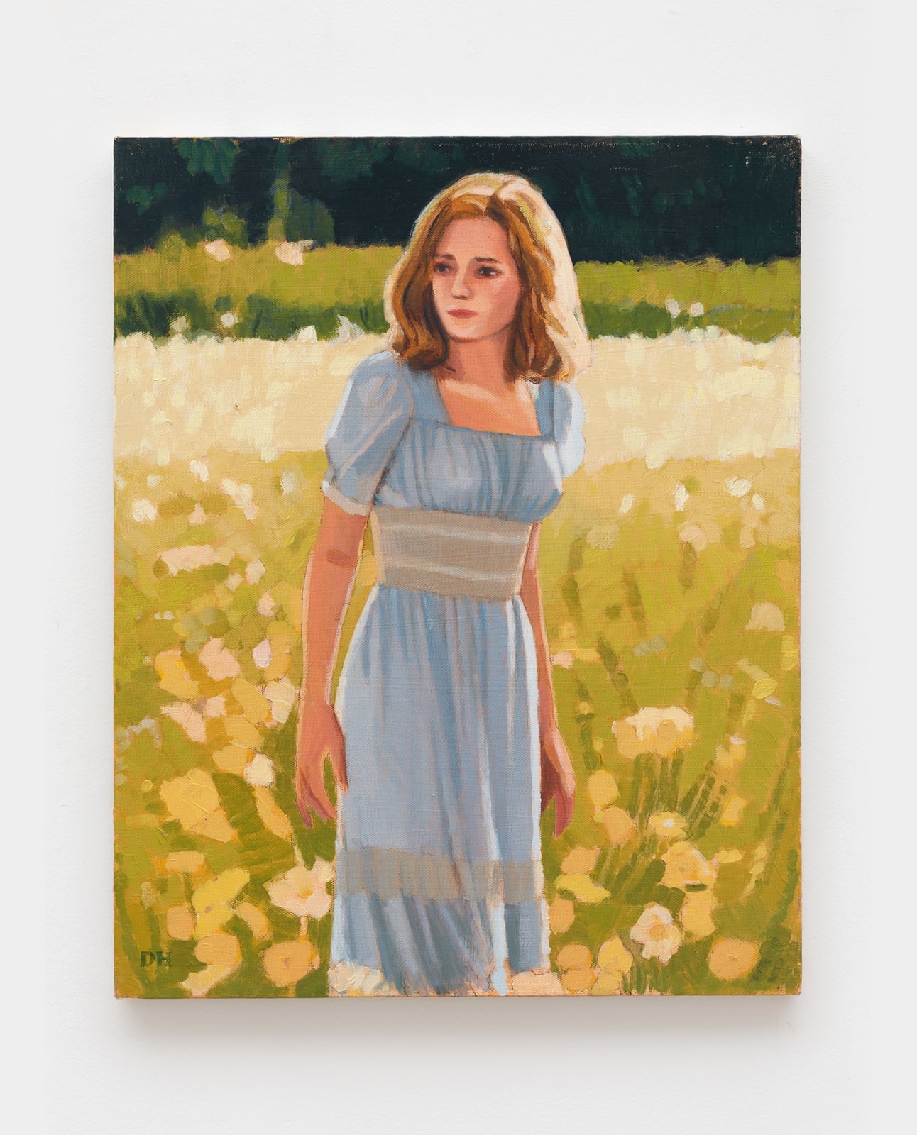 Duncan Hannah, Alison in a Field of Flowers, 2013