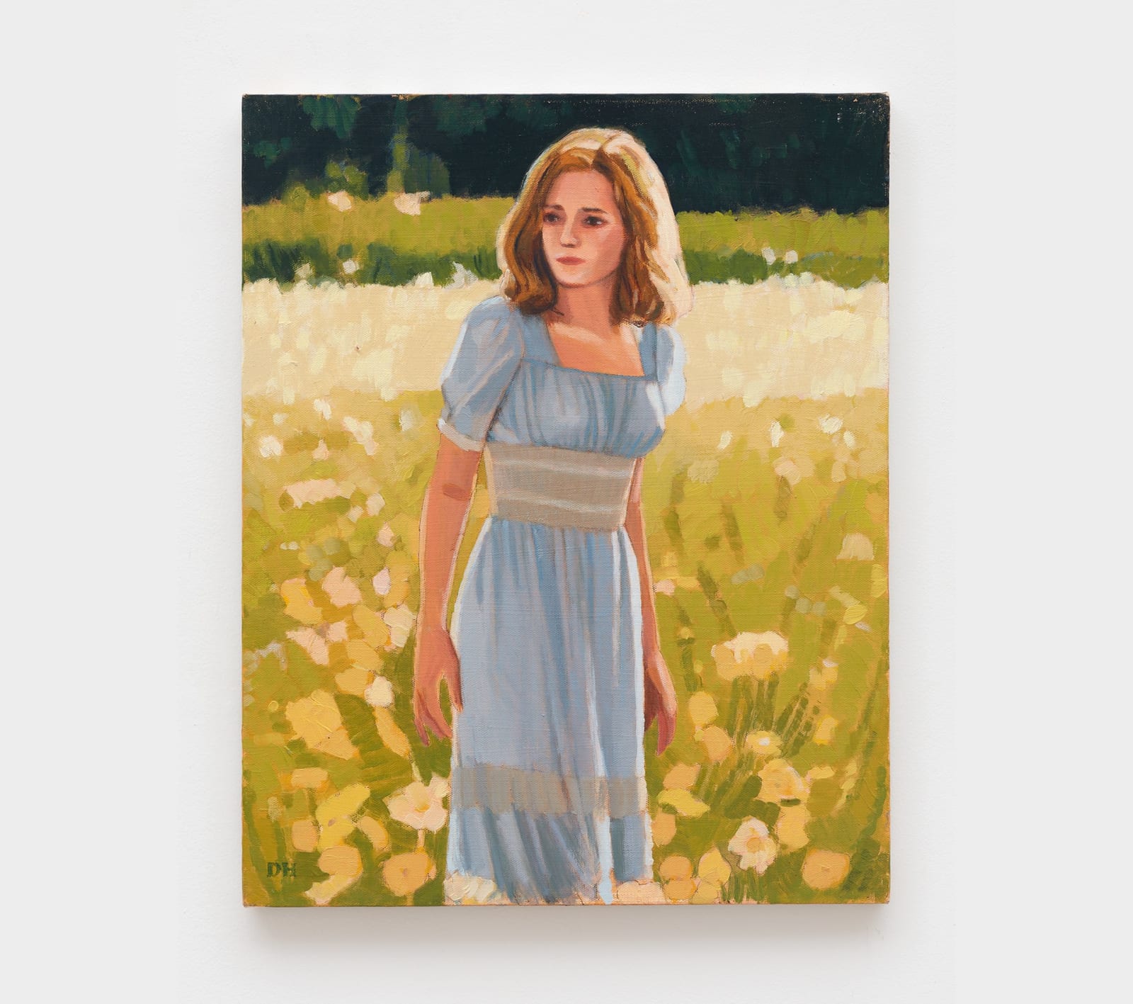 Duncan Hannah, Alison in a Field of Flowers, 2013