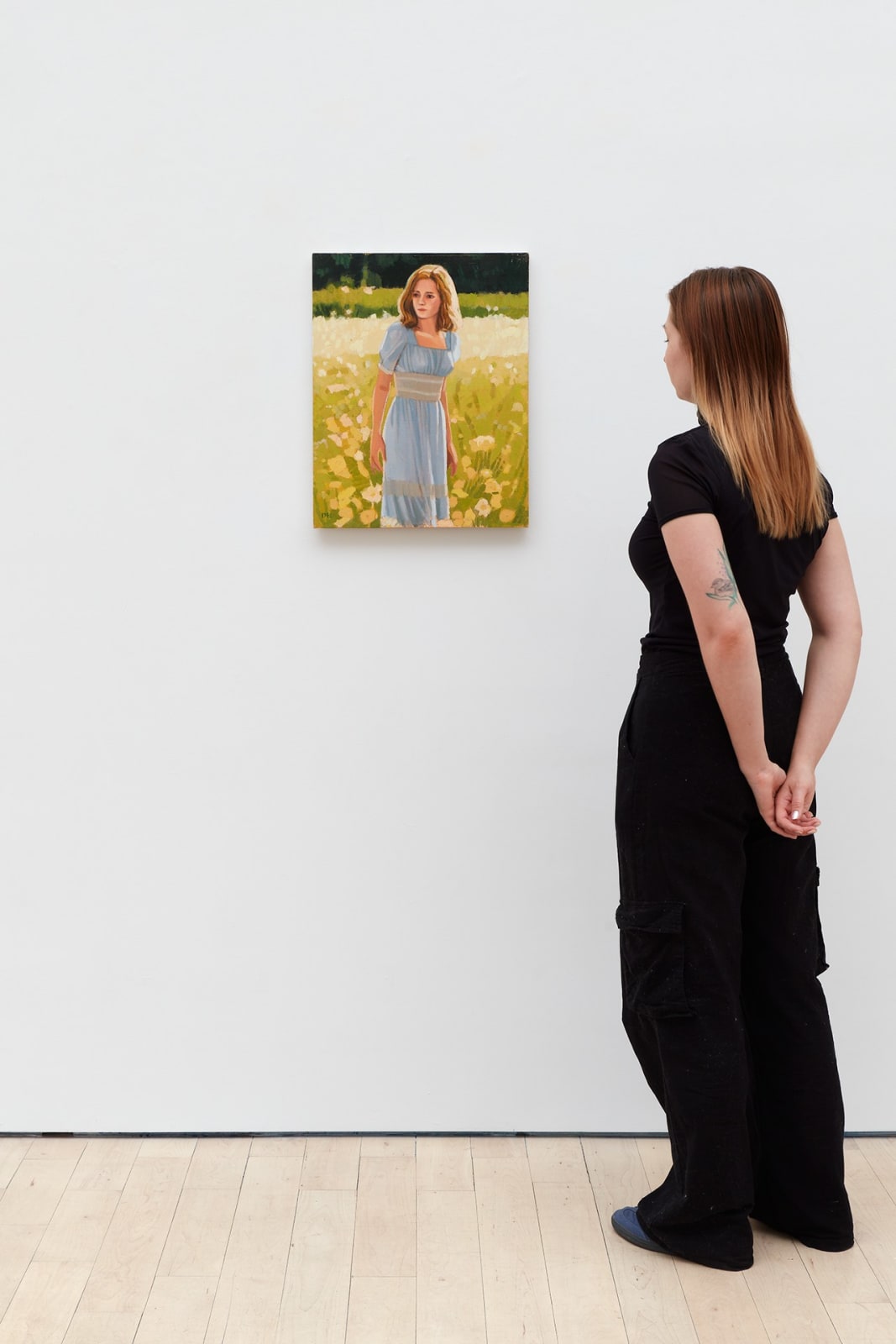 Duncan Hannah, Alison in a Field of Flowers, 2013
