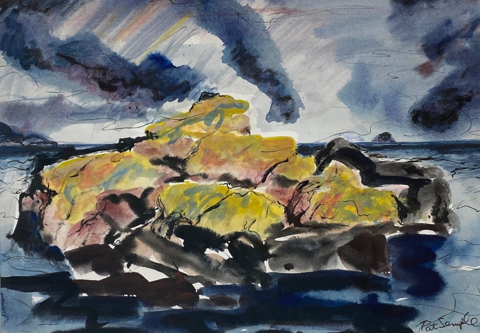 Pat Semple RSW, Henry's Rock, Kintyre