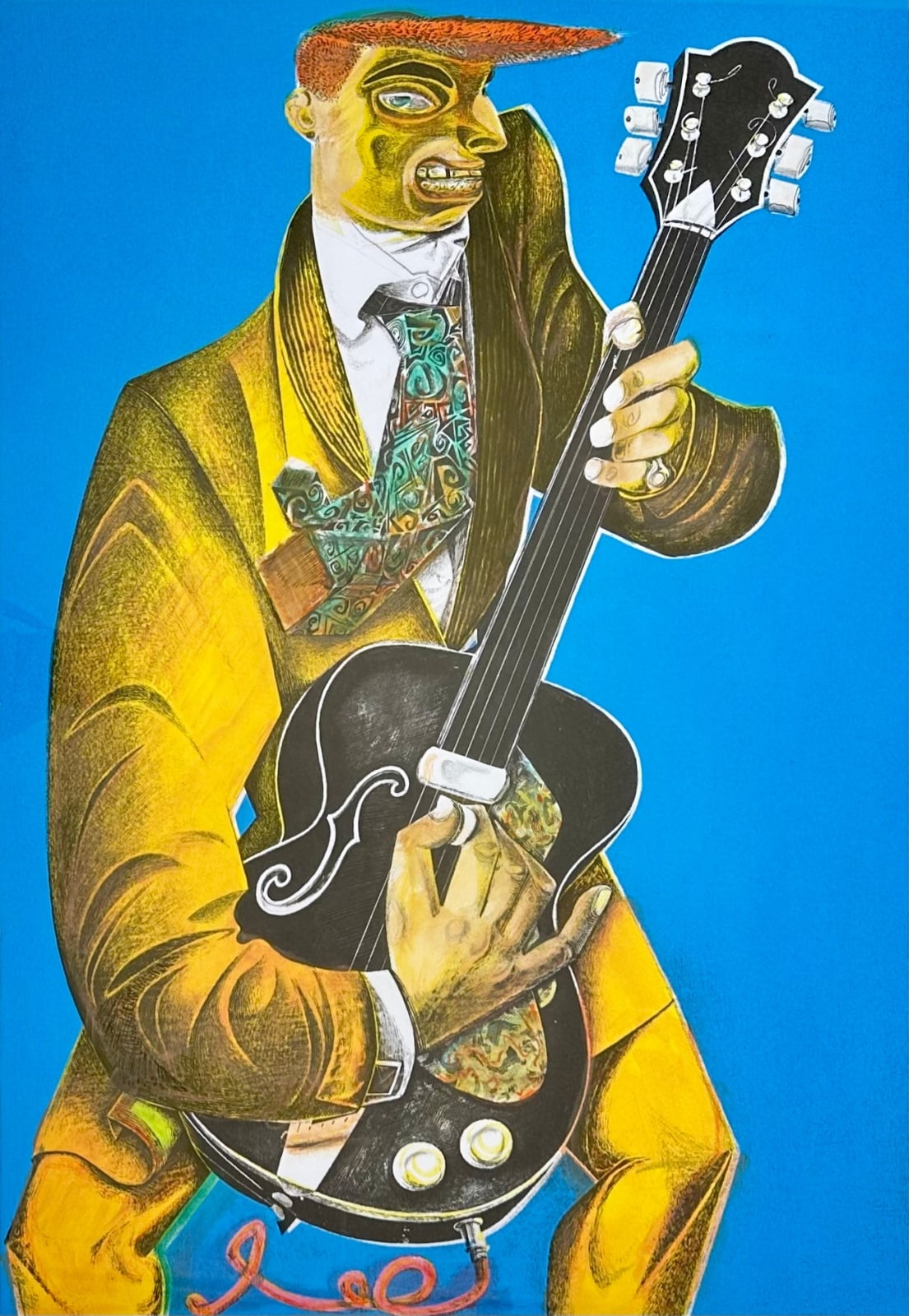 John Byrne RSA, Yellow Guitar Man