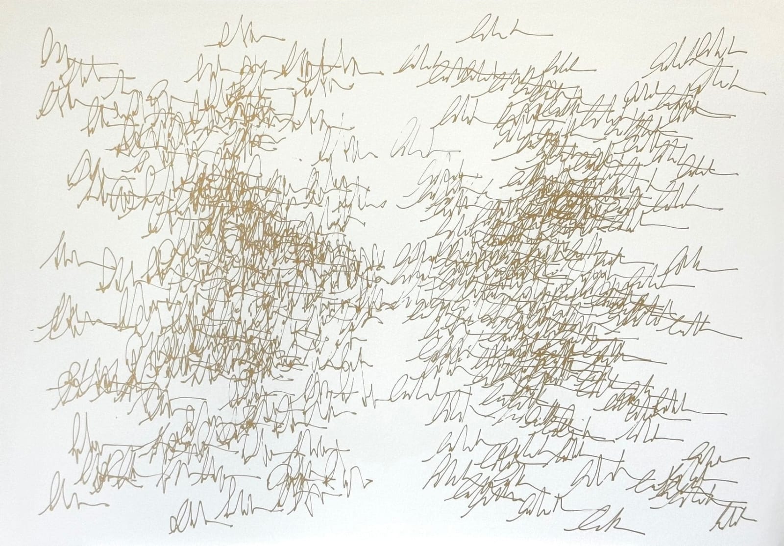 Andrew Miller, Self Self Portrait - Gold Study