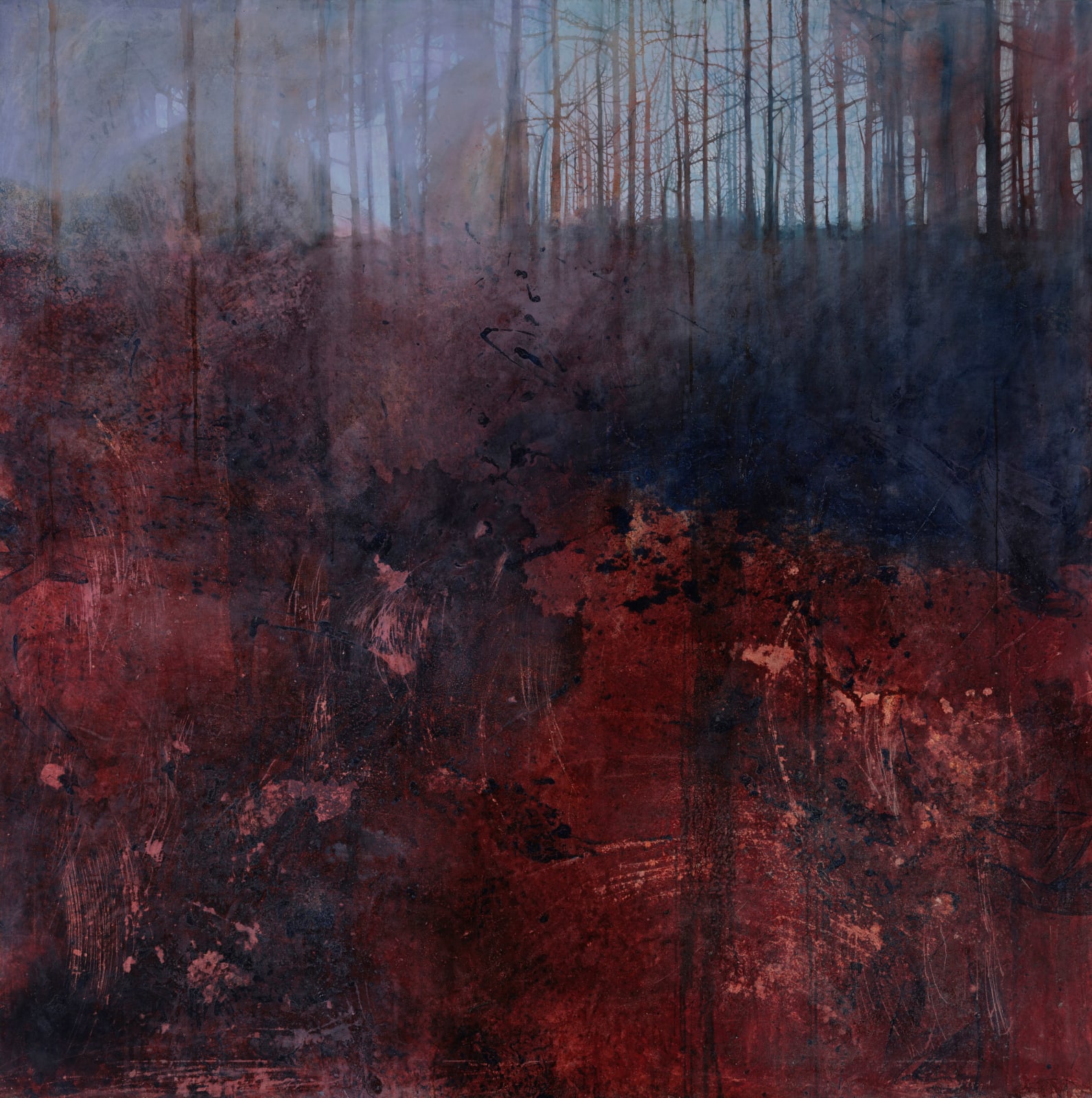 Wendy Sutherland, Aurora, Red Trees