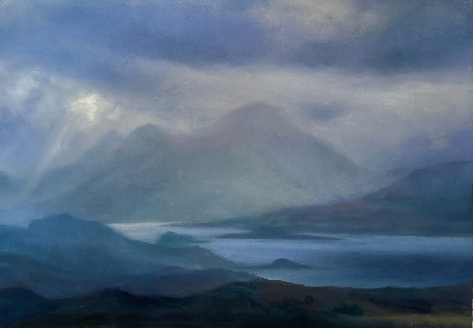 Matthew Draper SSA VAS PS, The Storm is Clearing from Raasay to The Cuilin Hills