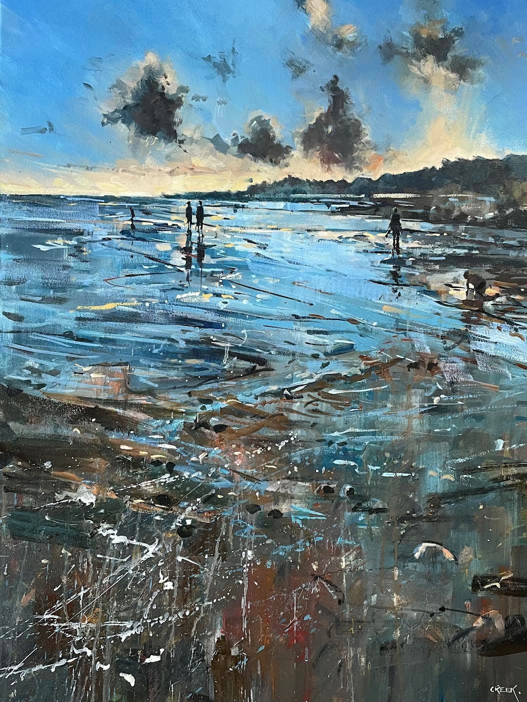 Phil Creek, Beach Figures , 2026