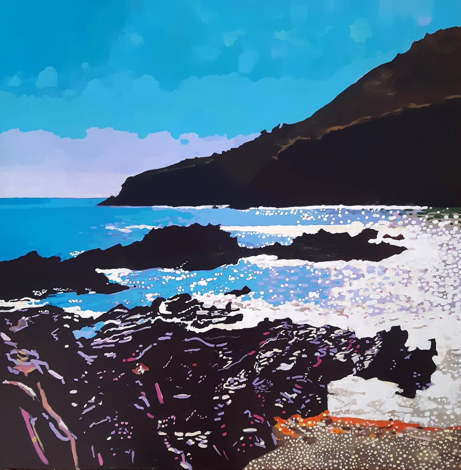 Mark Fielding, Rocky Coastline , 2025