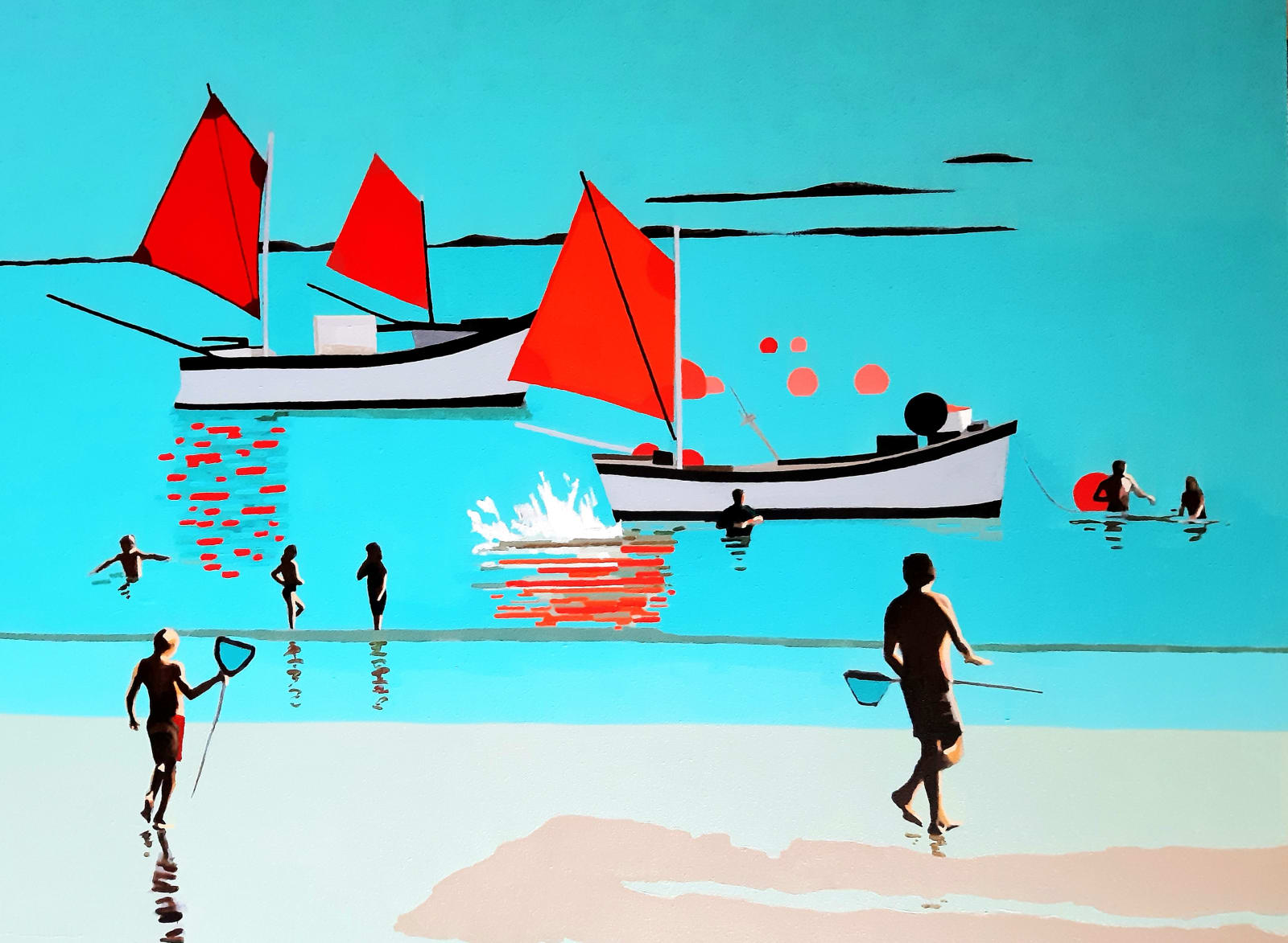 Mark Fielding, Summer Beach , 2025