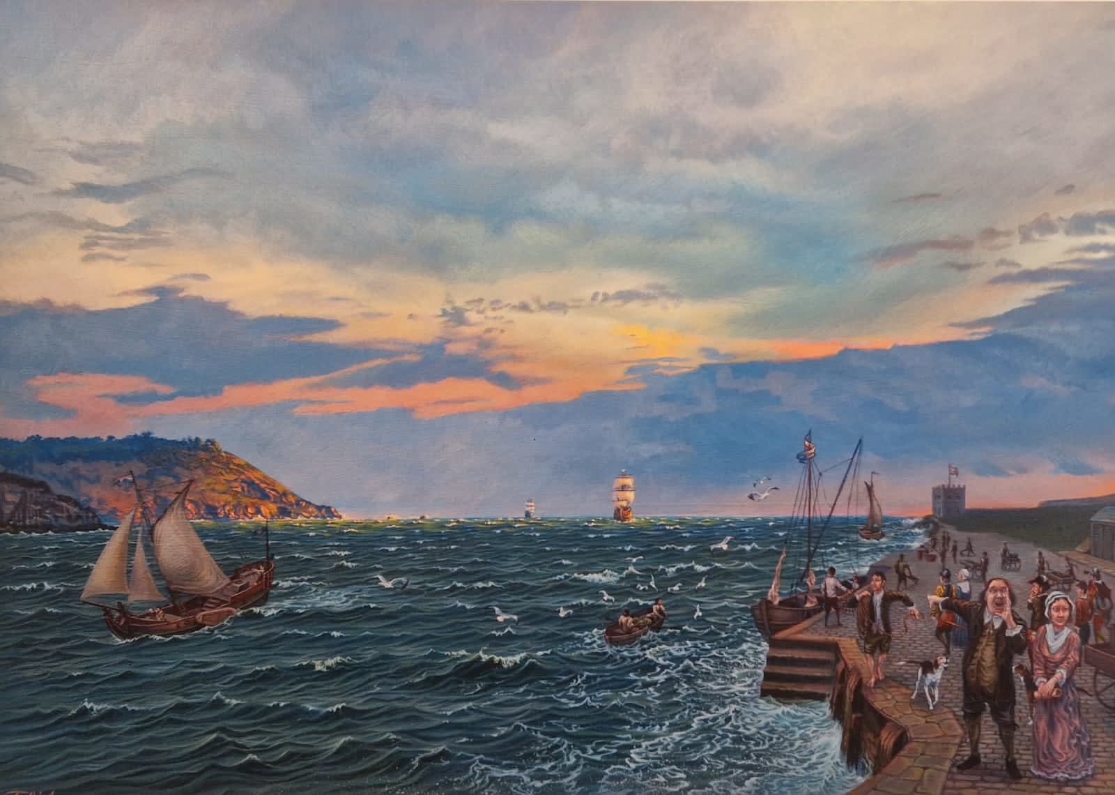 prints, Tom Bird - The Mayflower Approaches