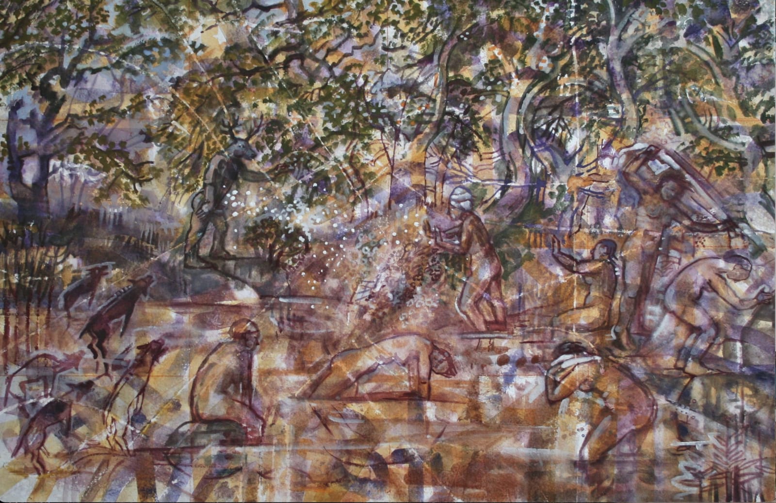 Kate Westbrook, Diana and Actæon and dogs , 2013