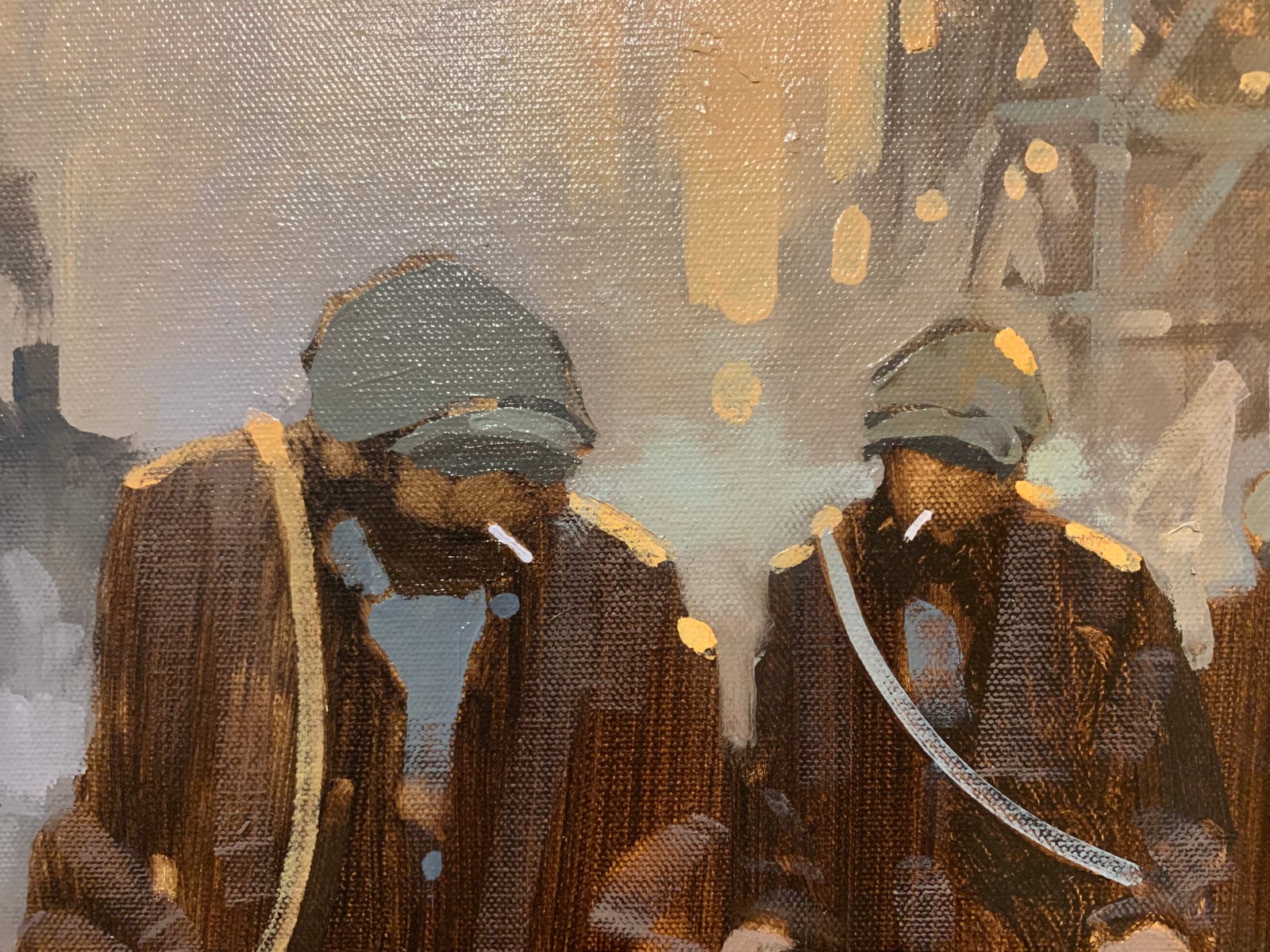 Tony Williams RSMA, The Ghost Miners Sun