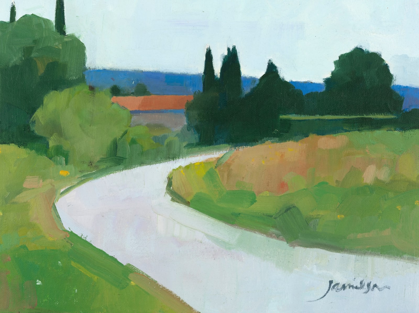 Charles Jamieson, Country Path near Siren, 2025