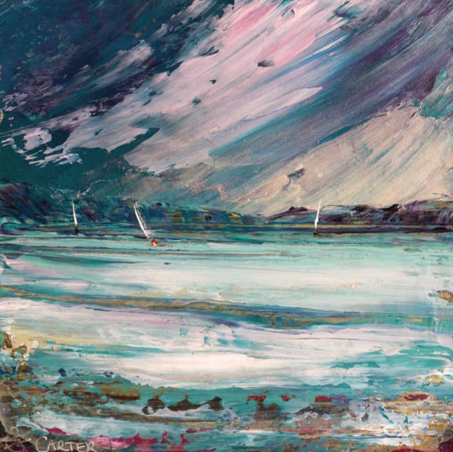 Emma Carter Bromfield, Turquoise Tide , 2024