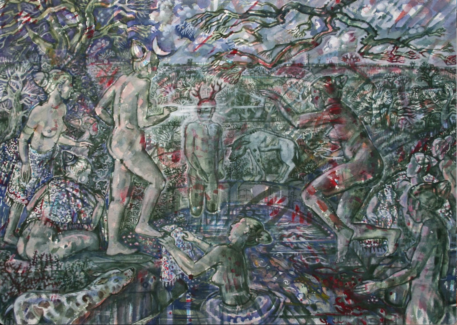 Kate Westbrook, The Bathing Pool, Diana and Actæon, 2015
