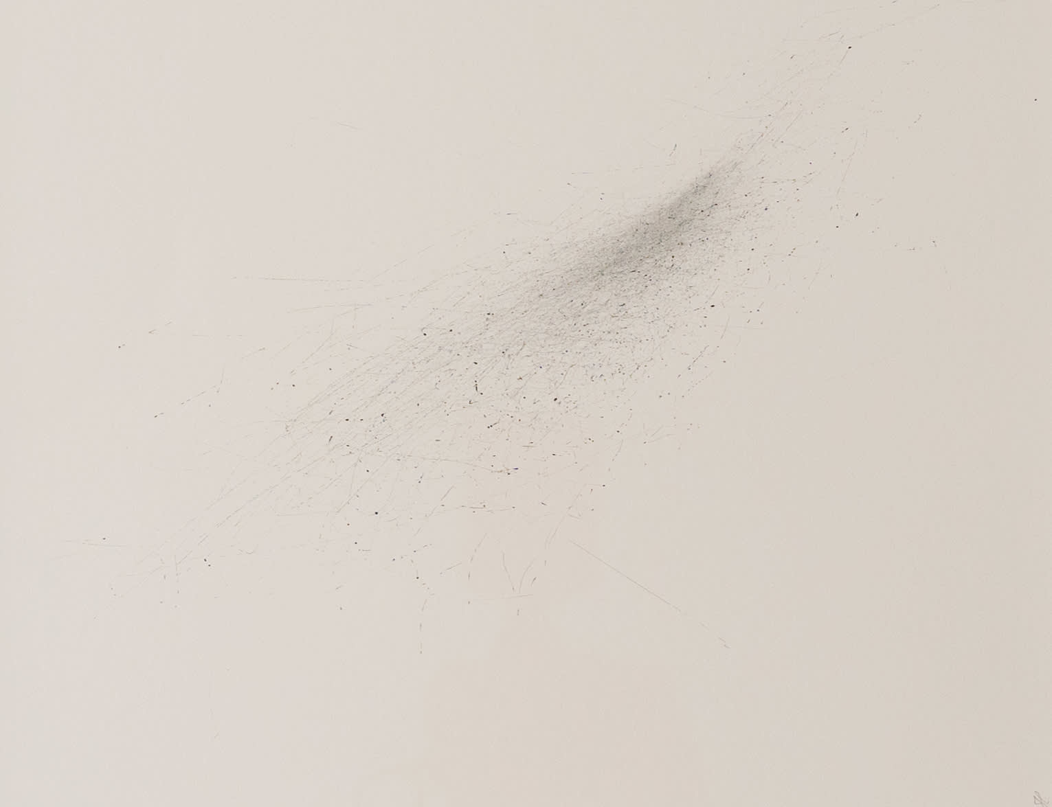 Julie Leach, Wind Drawing 14 05 2018 Wind through the Fir Tree, 7mph north north westerly, 410 minutes, 2018, 2018
