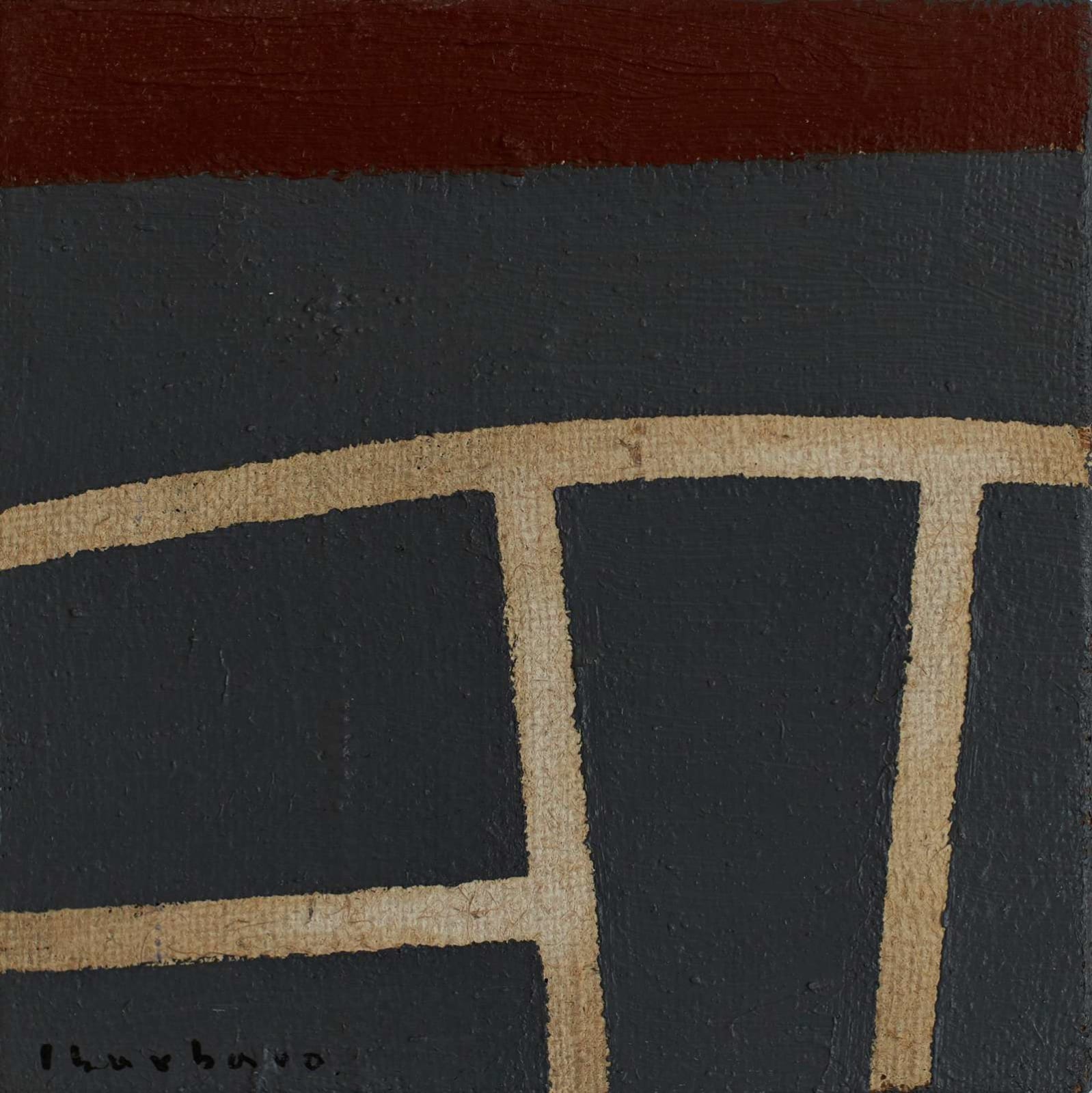 Mauricio Sbarbaro, Formes en gris i marro (Shapes in grey and brown), 2019