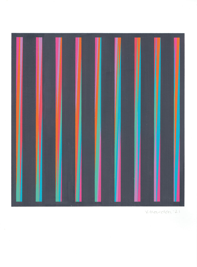 Victoria Mardon, Aurora (Square - Turqouise), 2021