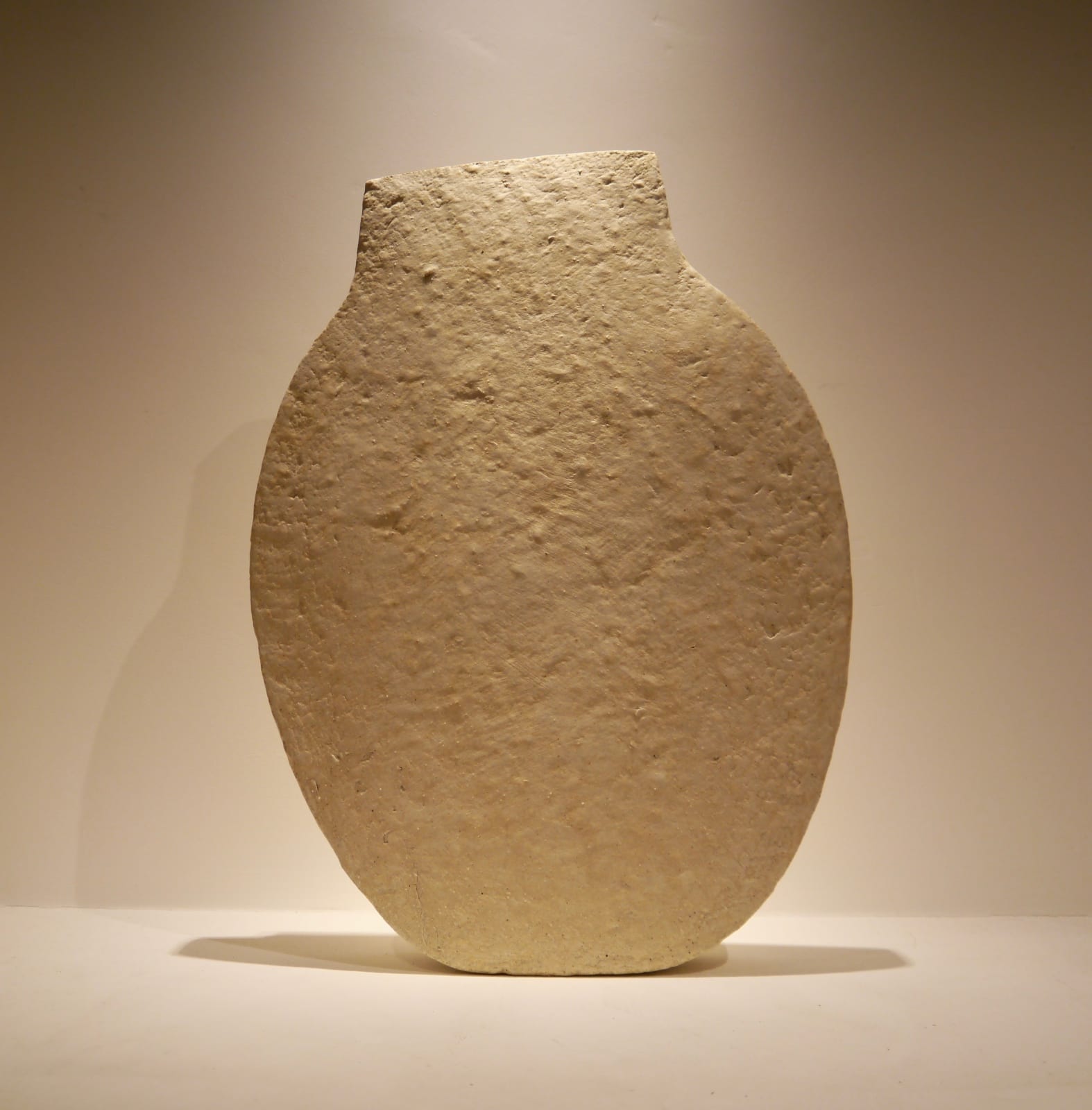 Paul Philp, White Flattened Vessel