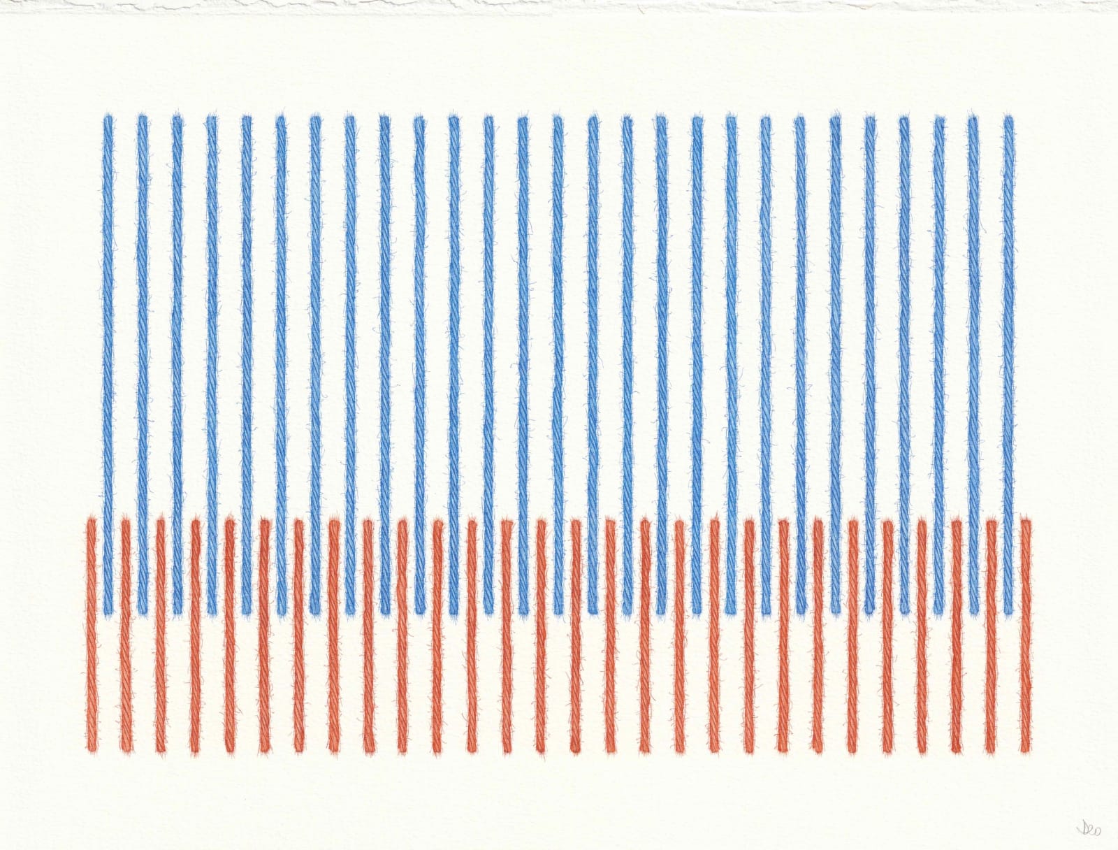 Daphne Gradidge, Burnt Blue, 2020