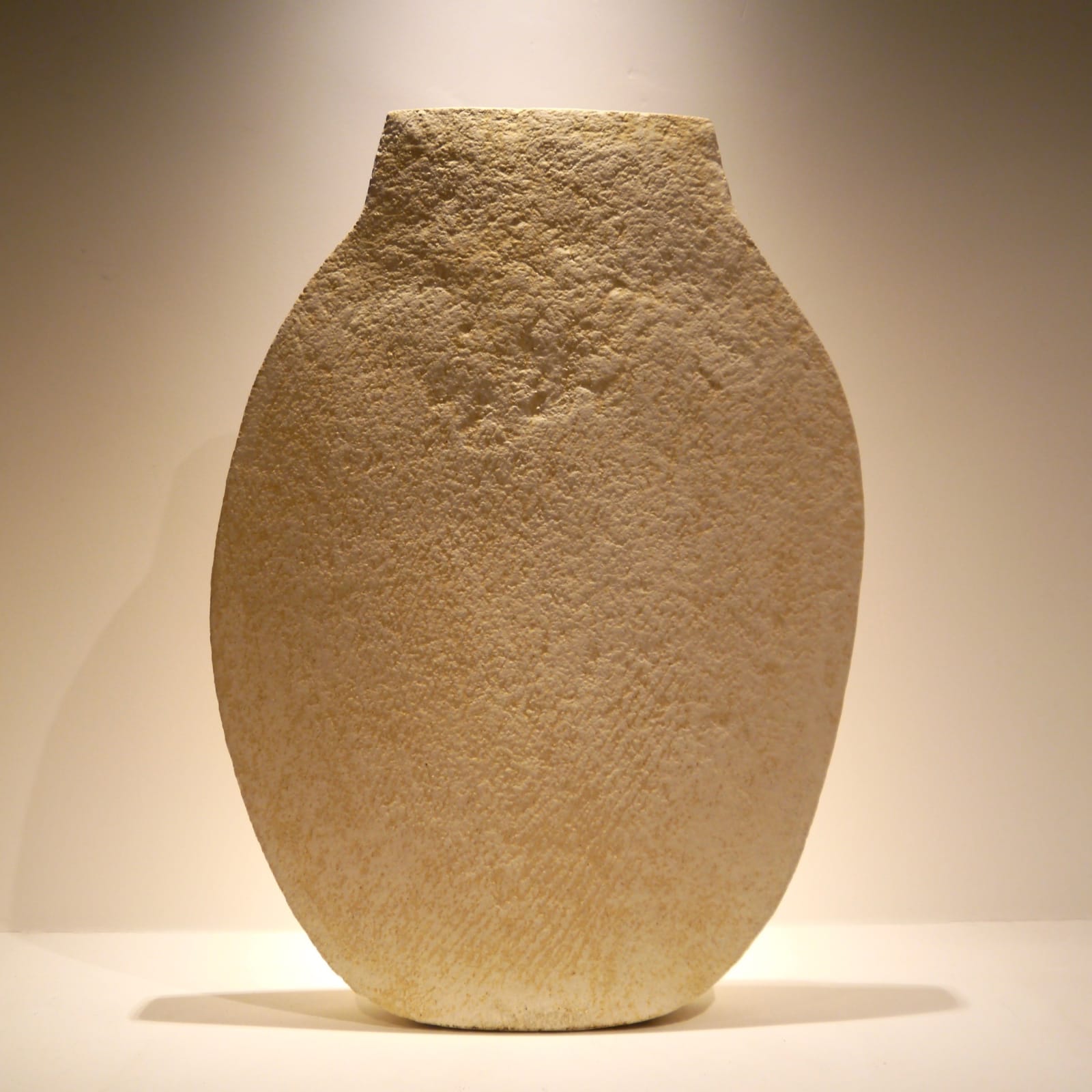 Paul Philp, White Flattened Vessel