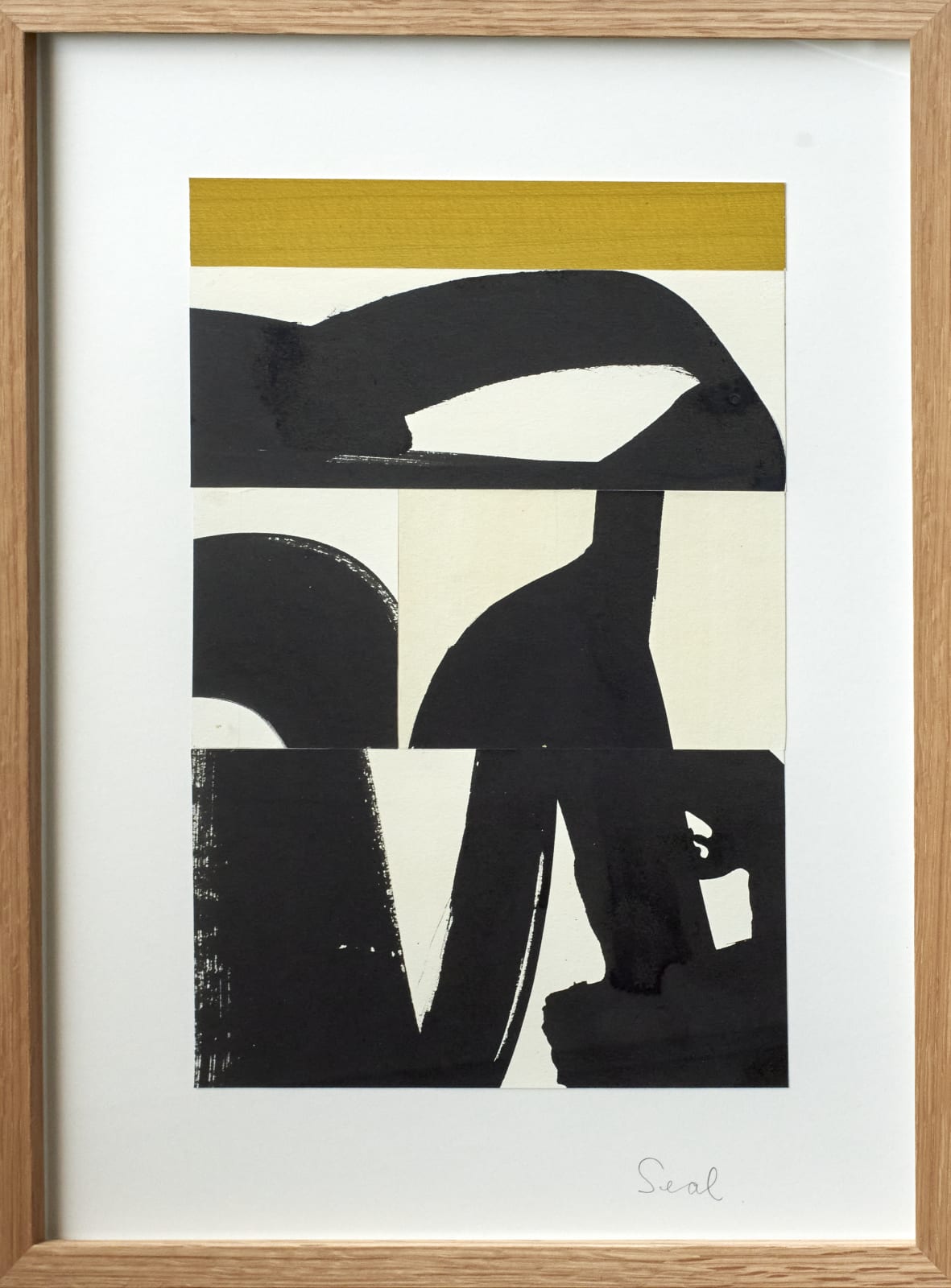 Peter Seal, Collage with Colour - F, 2019