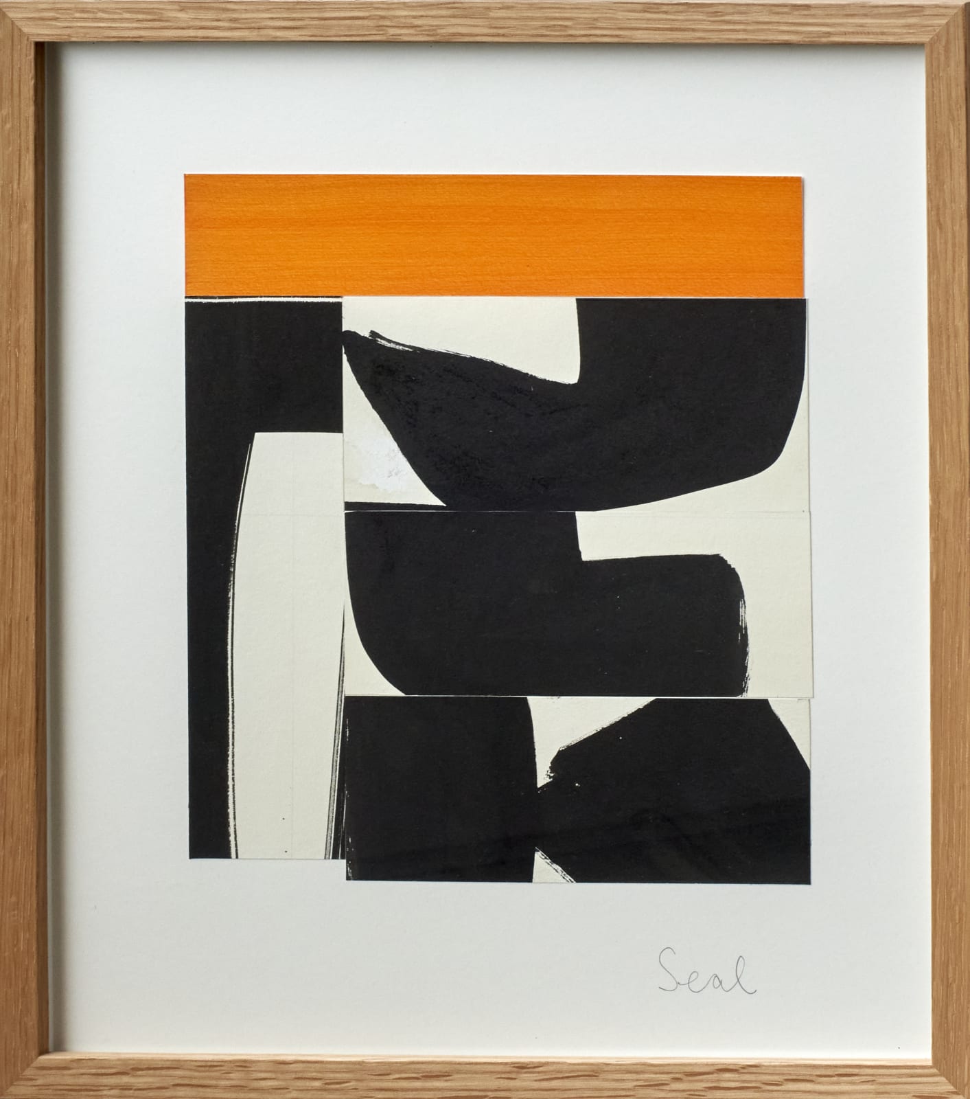Peter Seal, Collage with Colour - D , 2019