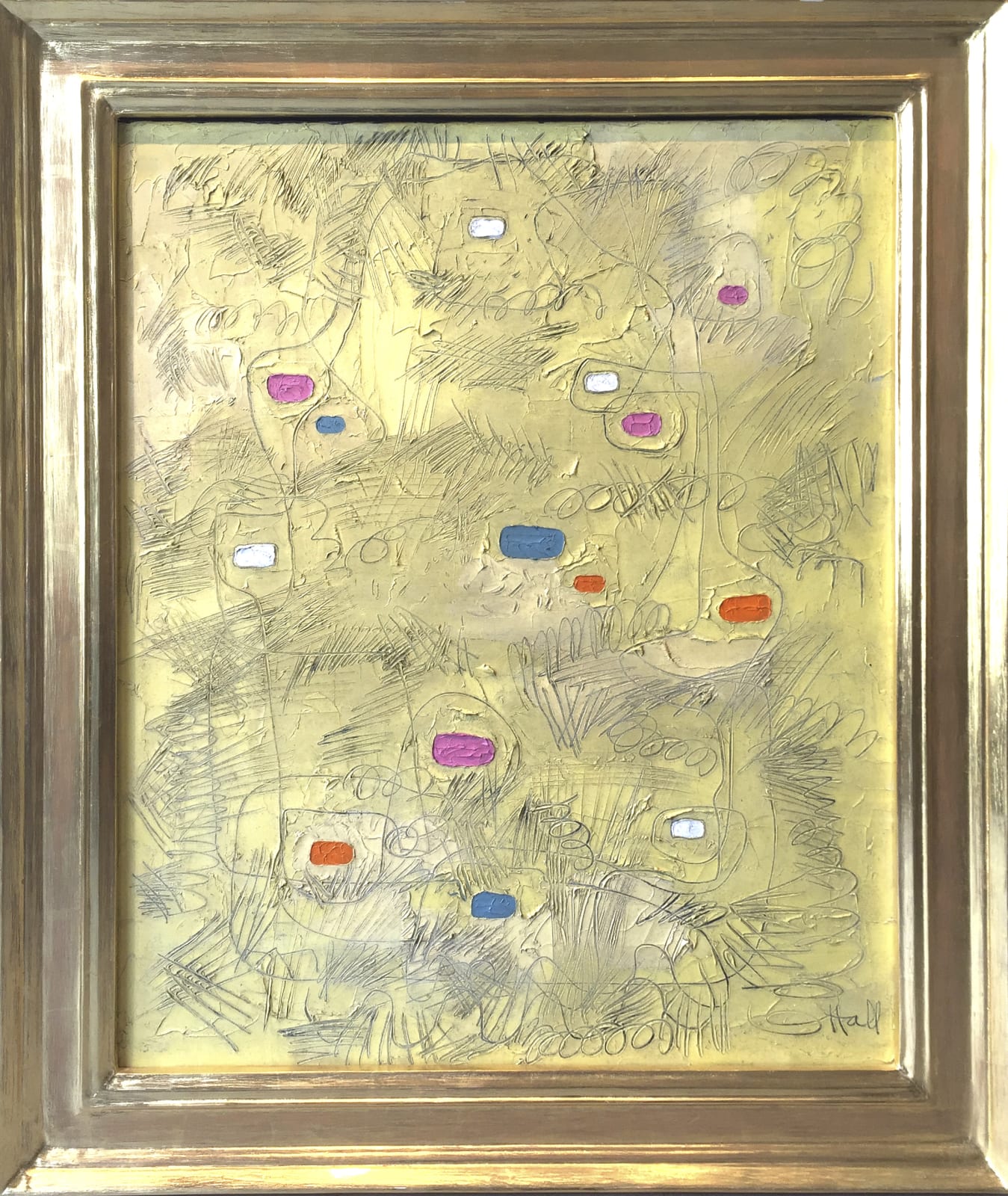 Kenneth Hall, Yellow Abstract , c. 1938