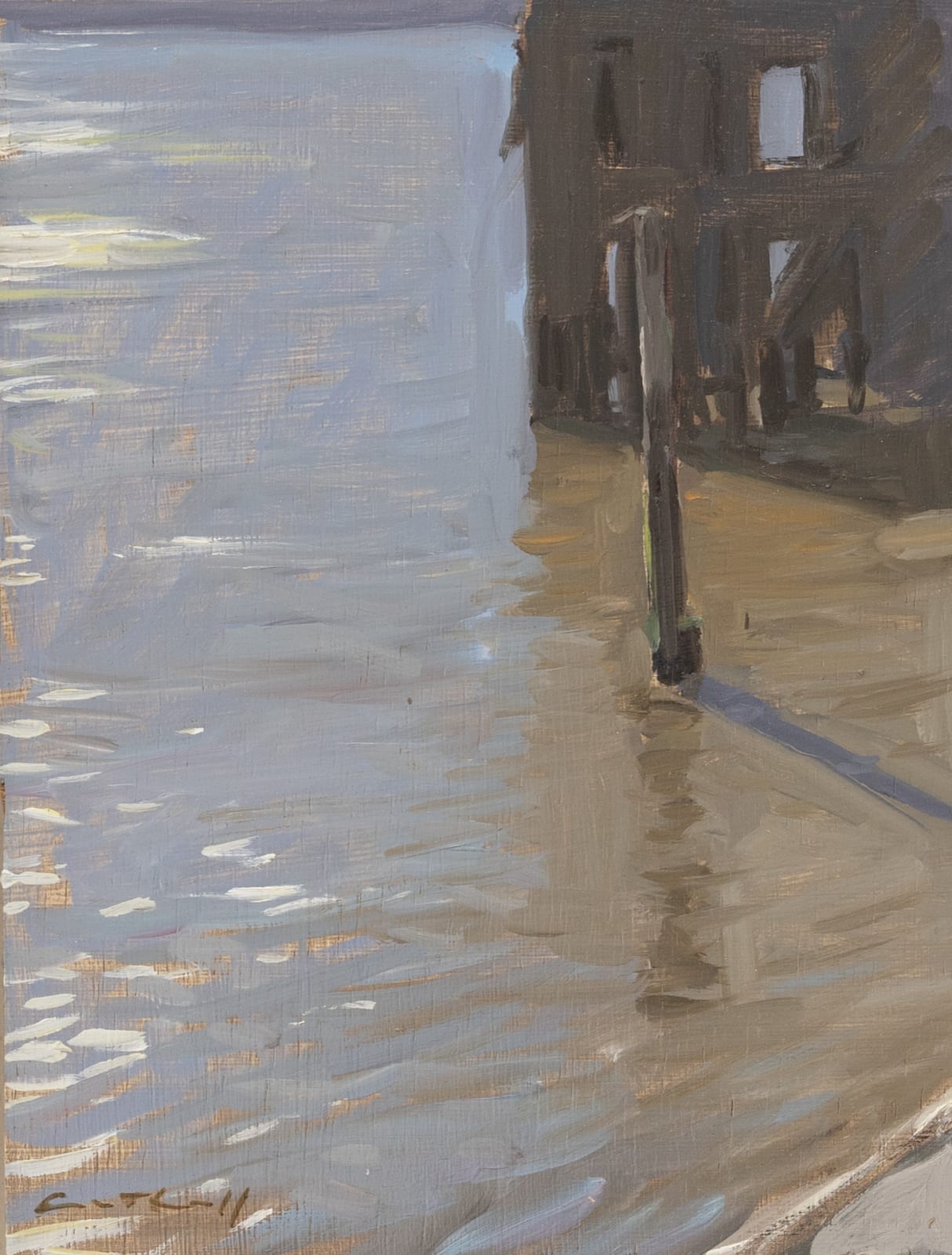 Nick Cuthell, Thames Study 4, 2020