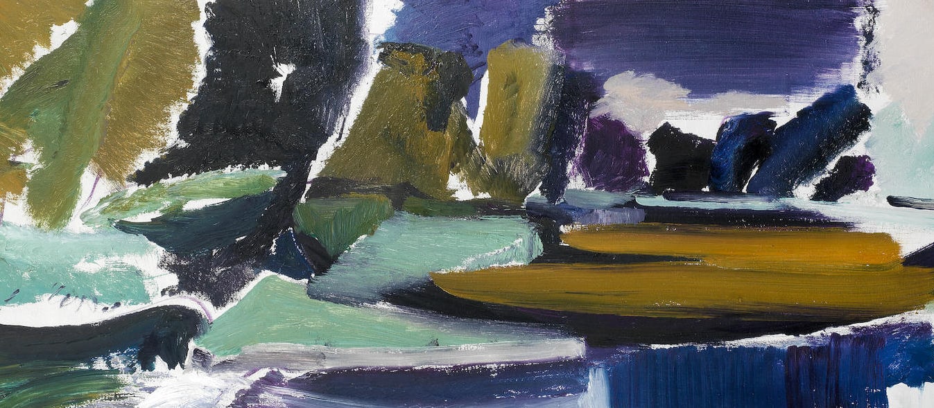 Ivon Hitchens, Warnford Water, Dark Cloud, 1961