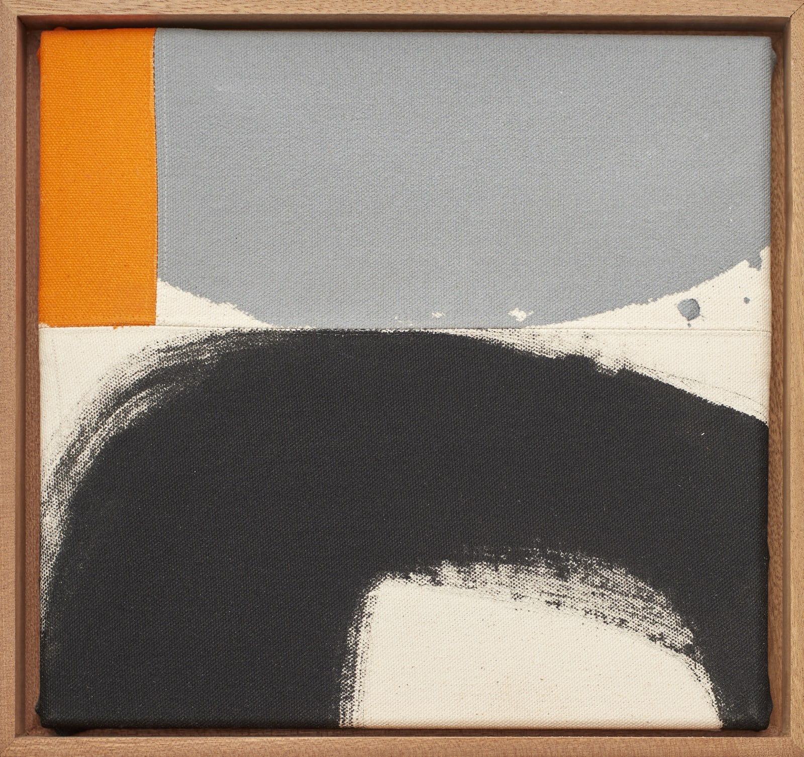Peter Seal, UNTITLED (GREY ORANGE BLACK) , 2019
