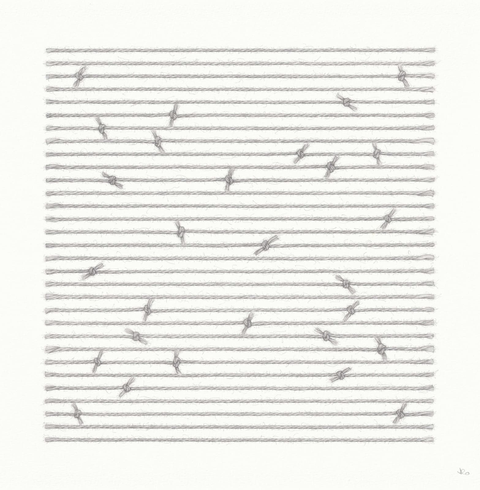 Daphne Gradidge, Birds on Wire, 2020