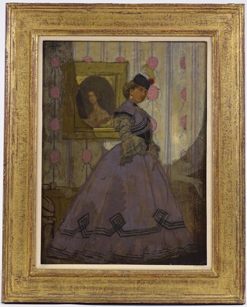 Walter Sickert, Hilda Spong as Imogen Parrott in Trelawney of the Wells, 1898
