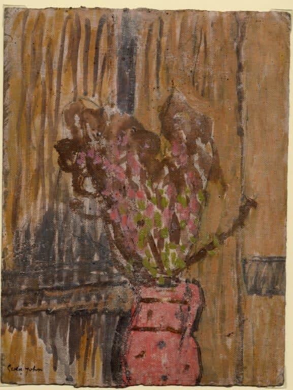 GWEN JOHN, Pink Flowers in Pink Vase, 1920s - 1930s