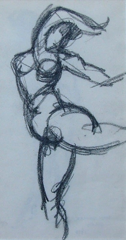 JOHN DUNCAN FERGUSSON, Dancer, Paris, 1910