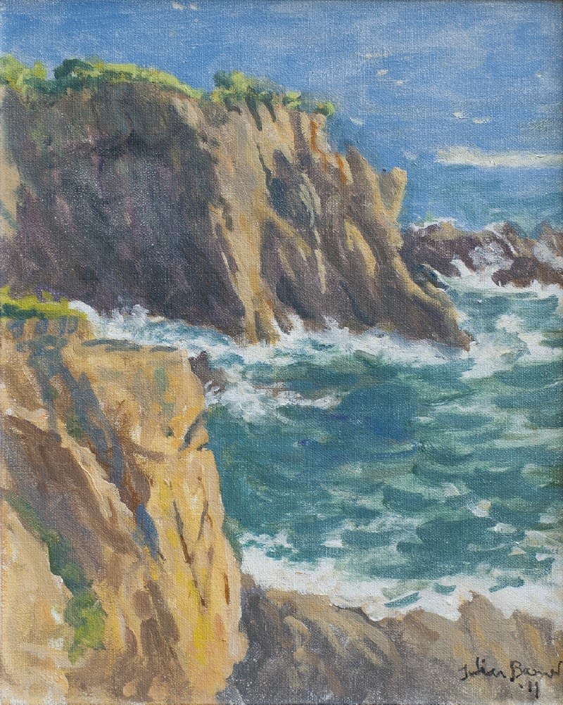 JULIAN BARROW, Rocks on the Hyeres Coastline, South of France, 2011