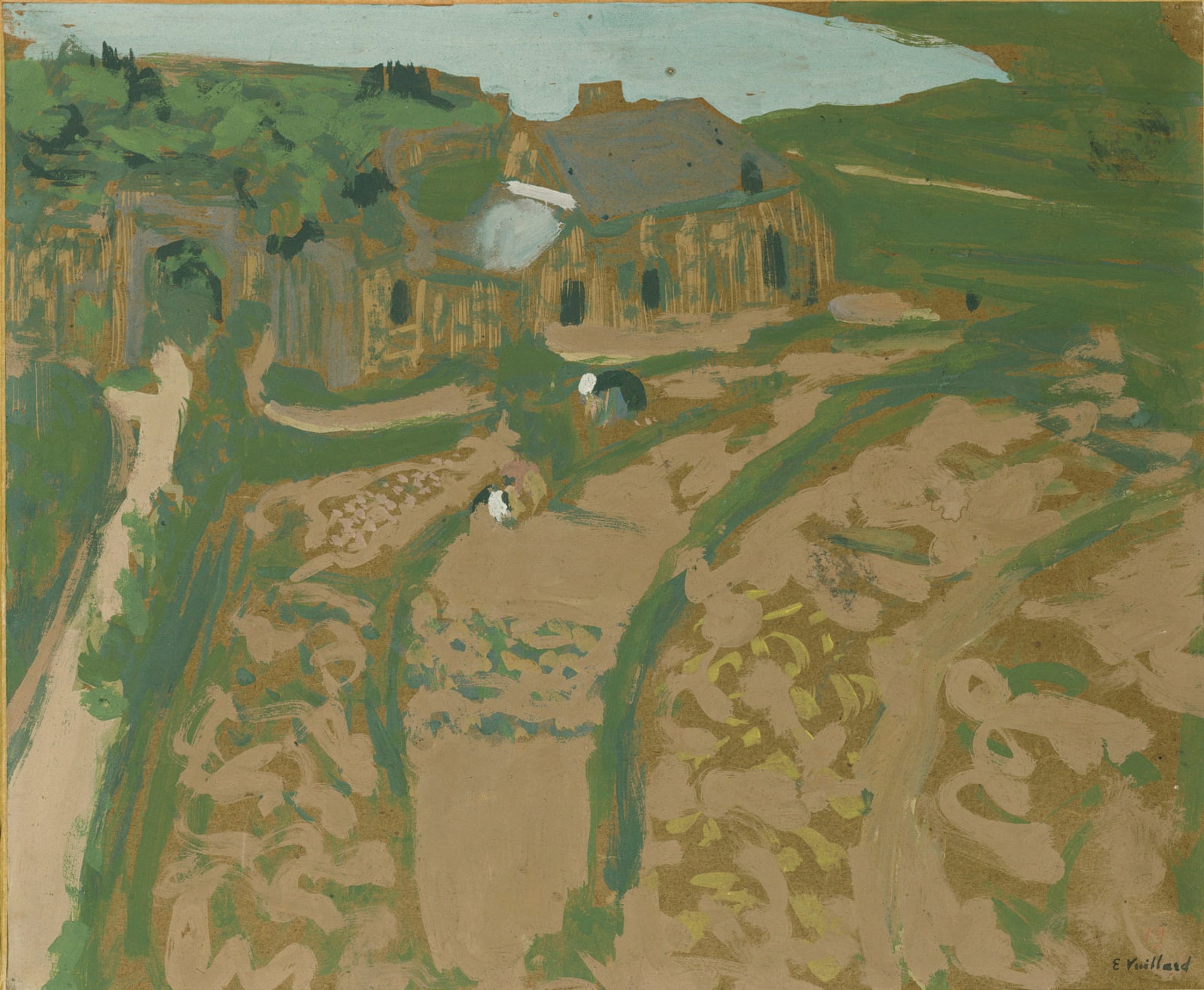EDOUARD VUILLARD, En Bretagne, Saint-Jacut, painted in 1909